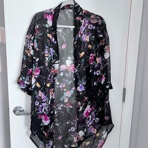 Floral Sheer Kimono